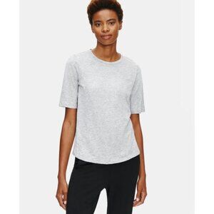 Eileen Fisher Round Neck Elbow Top NWT Petite Size S A1
